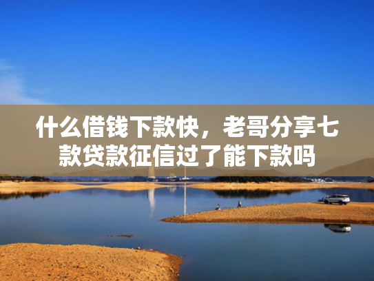什么借钱下款快，老哥分享七款贷款征信过了能下款吗