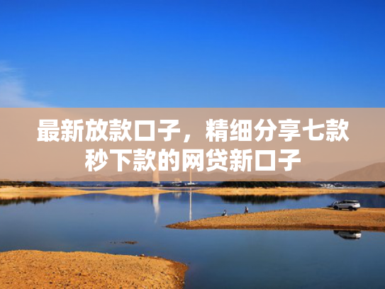 最新放款口子，精细分享七款秒下款的网贷新口子