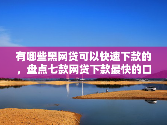 有哪些黑网贷可以快速下款的，盘点七款网贷下款最快的口子？