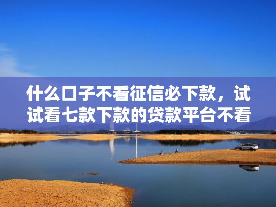 什么口子不看征信必下款，试试看七款下款的贷款平台不看征信