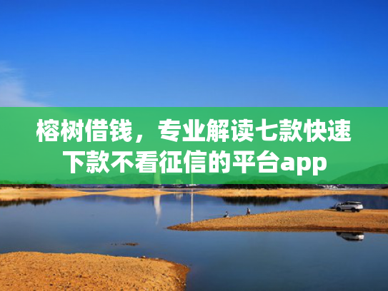 榕树借钱，专业解读七款快速下款不看征信的平台app