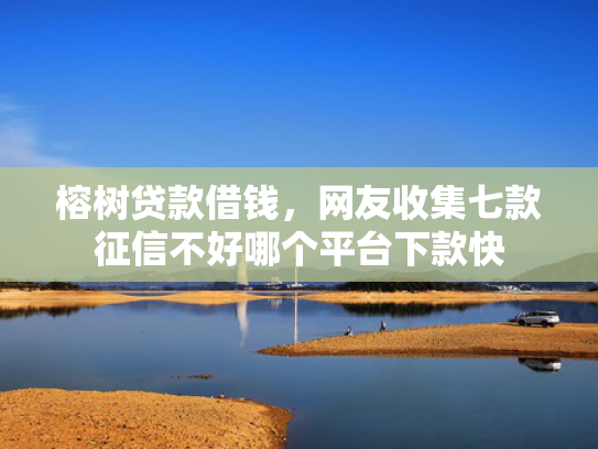 榕树贷款借钱，网友收集七款征信不好哪个平台下款快