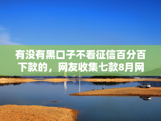 有没有黑口子不看征信百分百下款的，网友收集七款8月网贷下款口子