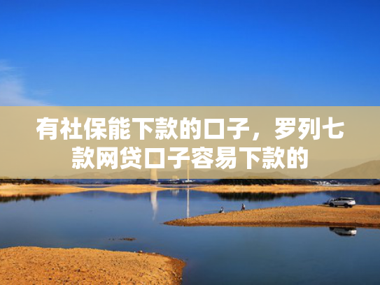 有社保能下款的口子，罗列七款网贷口子容易下款的