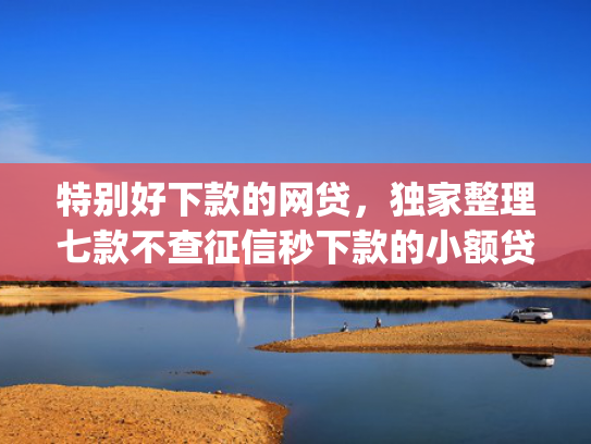 特别好下款的网贷，独家整理七款不查征信秒下款的小额贷款app