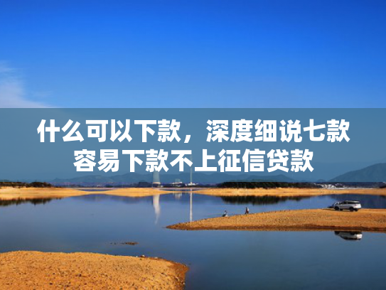 什么可以下款，深度细说七款容易下款不上征信贷款