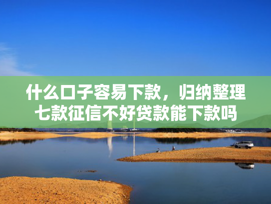 什么口子容易下款，归纳整理七款征信不好贷款能下款吗