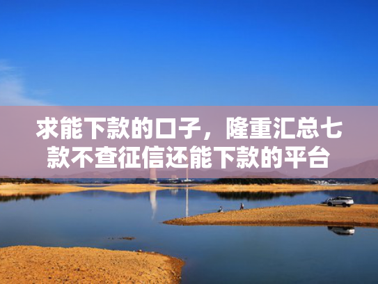 求能下款的口子，隆重汇总七款不查征信还能下款的平台