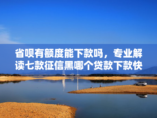 省呗有额度能下款吗，专业解读七款征信黑哪个贷款下款快些
