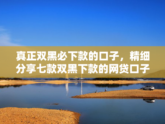 真正双黑必下款的口子，精细分享七款双黑下款的网贷口子