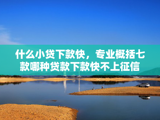 什么小贷下款快，专业概括七款哪种贷款下款快不上征信