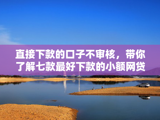 直接下款的口子不审核，带你了解七款最好下款的小额网贷口子