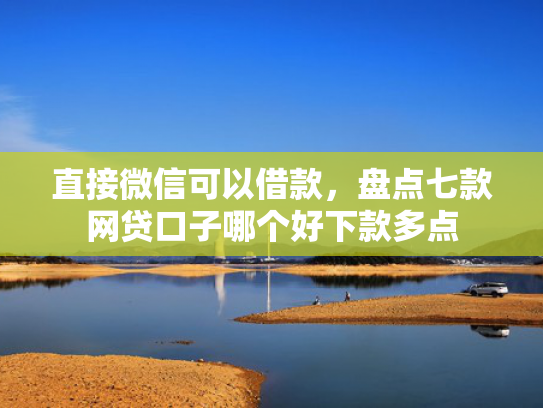 直接微信可以借款，盘点七款网贷口子哪个好下款多点