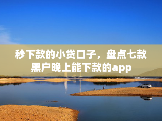 秒下款的小贷口子，盘点七款黑户晚上能下款的app