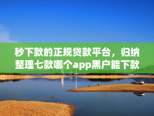 秒下款的正规贷款平台，归纳整理七款哪个app黑户能下款啊