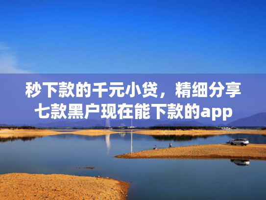秒下款的千元小贷，精细分享七款黑户现在能下款的app