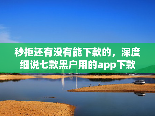 秒拒还有没有能下款的，深度细说七款黑户用的app下款