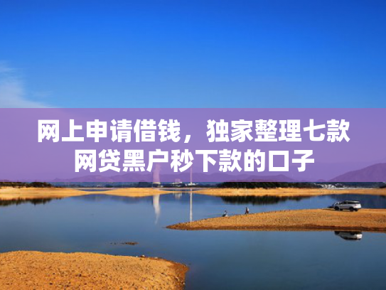 网上申请借钱，独家整理七款网贷黑户秒下款的口子