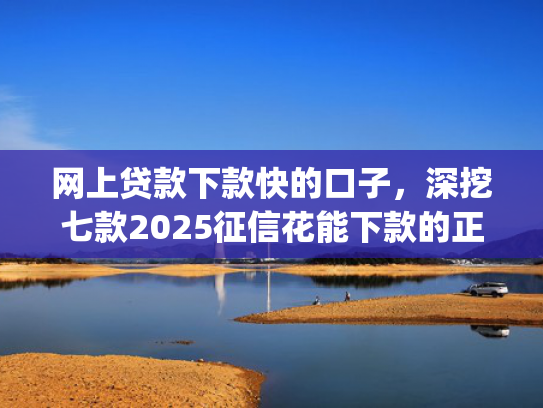 网上贷款下款快的口子，深挖七款2025征信花能下款的正规网贷app
