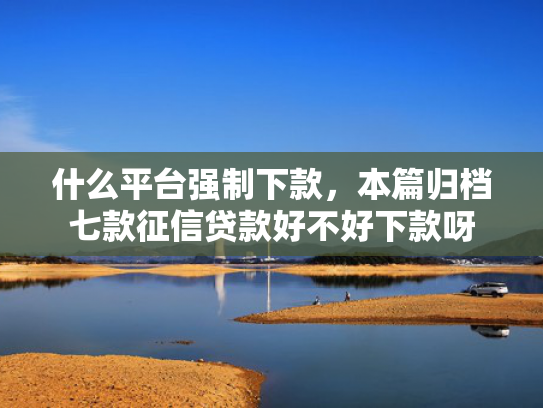 什么平台强制下款，本篇归档七款征信贷款好不好下款呀