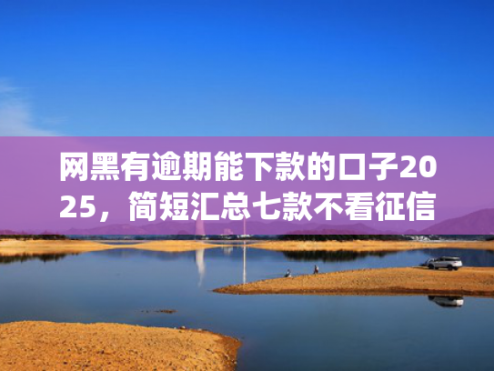 网黑有逾期能下款的口子2025，简短汇总七款不看征信能下款的app2025年