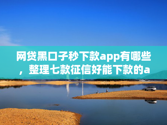 网贷黑口子秒下款app有哪些，整理七款征信好能下款的app
