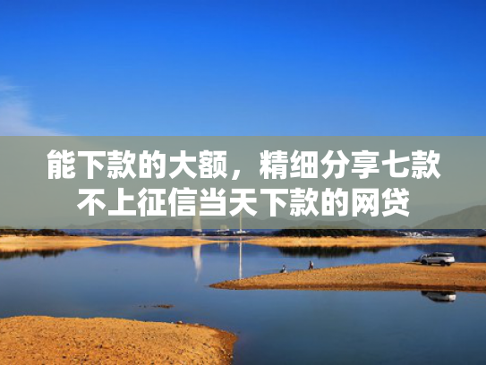 能下款的大额，精细分享七款不上征信当天下款的网贷