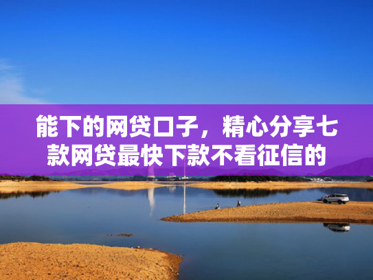 能下的网贷口子，精心分享七款网贷最快下款不看征信的