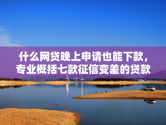什么网贷晚上申请也能下款，专业概括七款征信变差的贷款能下款吗