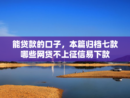 能贷款的口子，本篇归档七款哪些网贷不上征信易下款