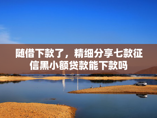 随借下款了，精细分享七款征信黑小额贷款能下款吗