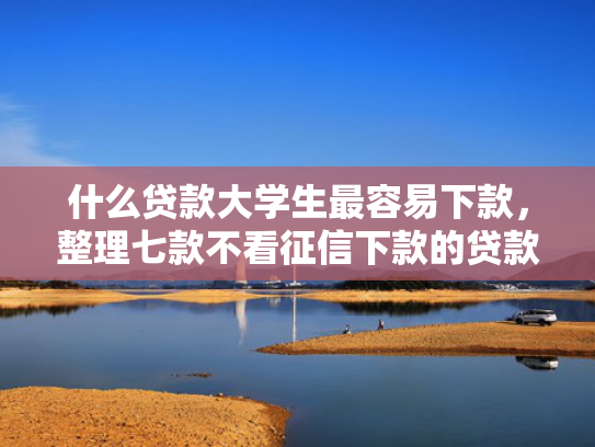 什么贷款大学生最容易下款，整理七款不看征信下款的贷款