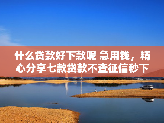 什么贷款好下款呢 急用钱，精心分享七款贷款不查征信秒下款
