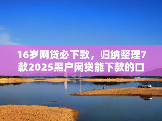 16岁网贷必下款，归纳整理7款2025黑户网贷能下款的口子