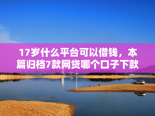 17岁什么平台可以借钱，本篇归档7款网贷哪个口子下款多