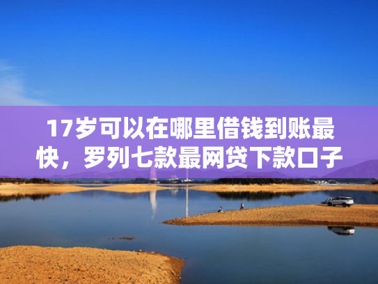 17岁可以在哪里借钱到账最快，罗列七款最网贷下款口子