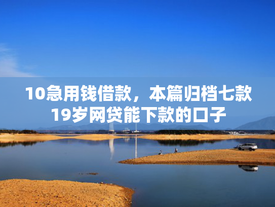 10急用钱借款，本篇归档七款19岁网贷能下款的口子