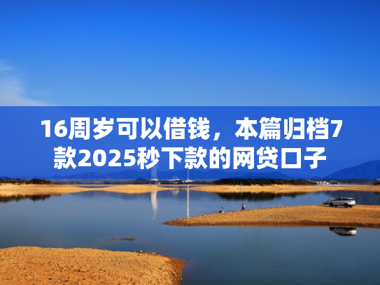 16周岁可以借钱，本篇归档7款2025秒下款的网贷口子