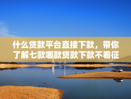 什么贷款平台直接下款，带你了解七款哪款贷款下款不看征信