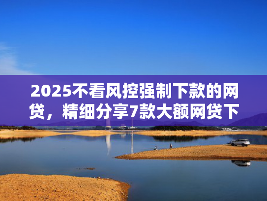 2025不看风控强制下款的网贷，精细分享7款大额网贷下款口子