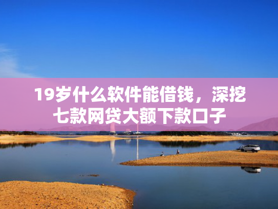 19岁什么软件能借钱，深挖七款网贷大额下款口子