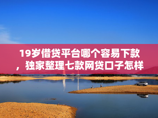 19岁借贷平台哪个容易下款，独家整理七款网贷口子怎样下款