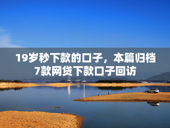 19岁秒下款的口子，本篇归档7款网贷下款口子回访