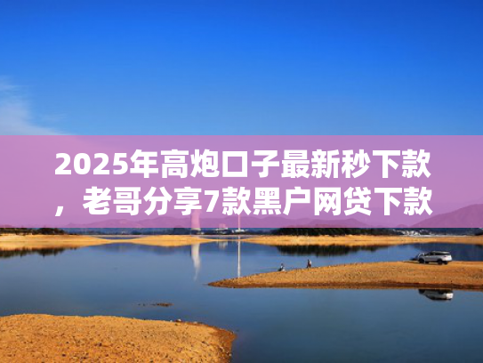 2025年高炮口子最新秒下款，老哥分享7款黑户网贷下款的口子