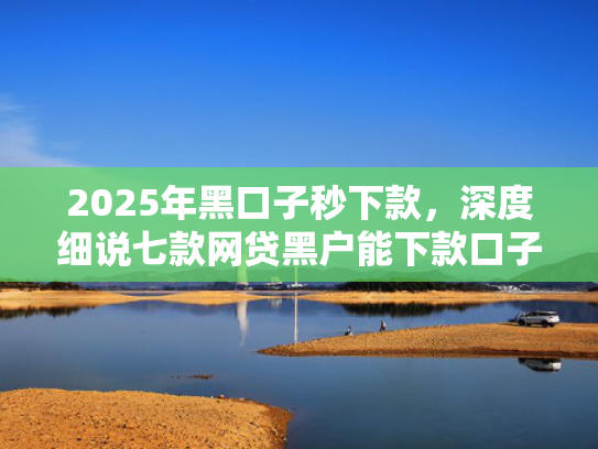 2025年黑口子秒下款，深度细说七款网贷黑户能下款口子