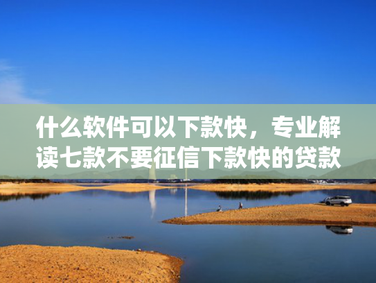 什么软件可以下款快，专业解读七款不要征信下款快的贷款app