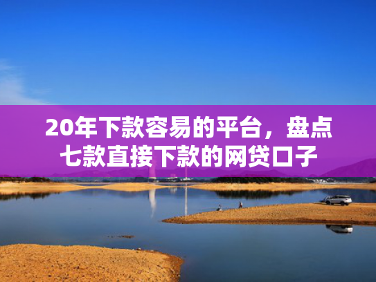 20年下款容易的平台，盘点七款直接下款的网贷口子