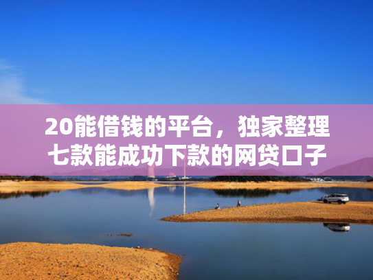 20能借钱的平台，独家整理七款能成功下款的网贷口子