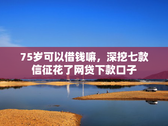 75岁可以借钱嘛，深挖七款信征花了网贷下款口子