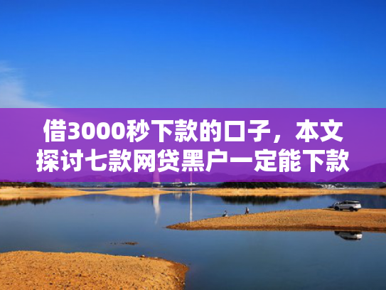 借3000秒下款的口子，本文探讨七款网贷黑户一定能下款的